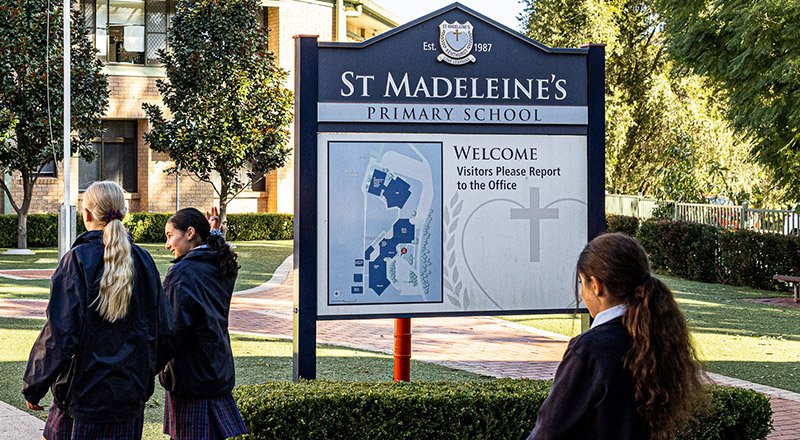 Exterior of St Madeleine's Catholic Primary School Kenthurst